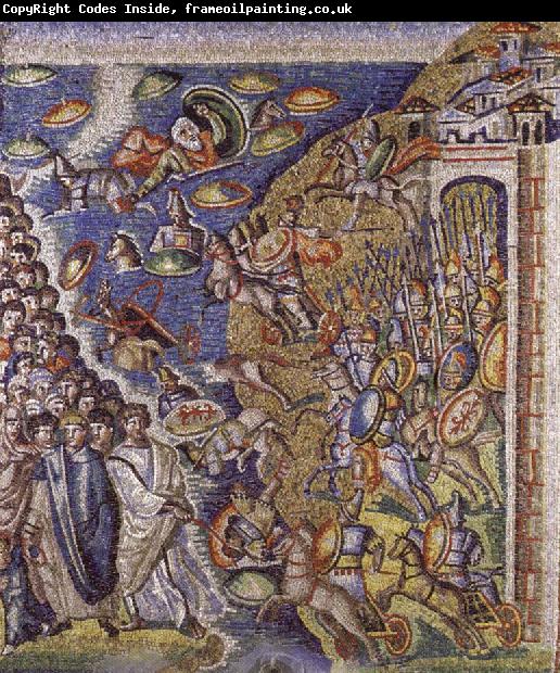 unknow artist Moses and the Israelites Crossing the Red Sea